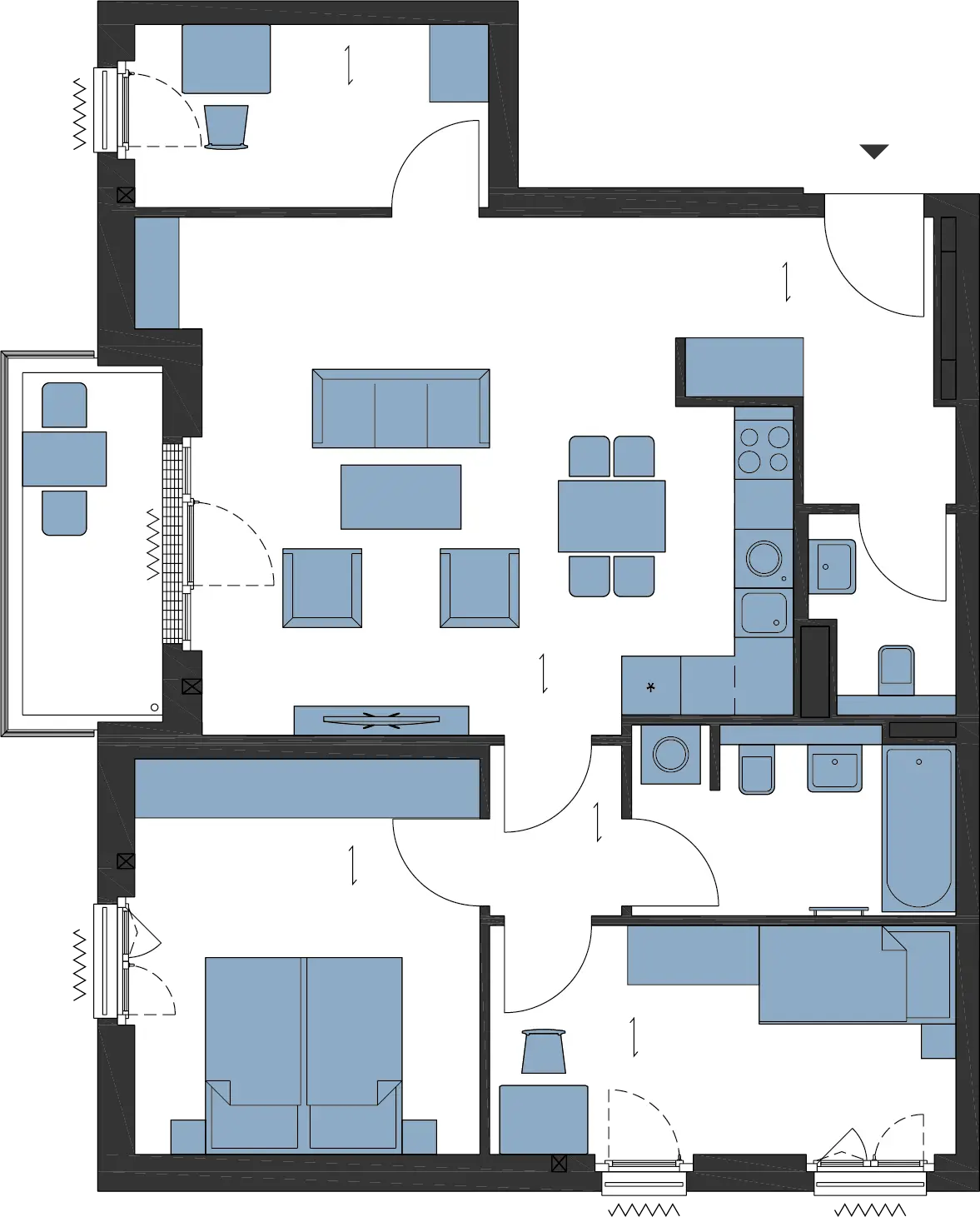 Beispielgrundriss